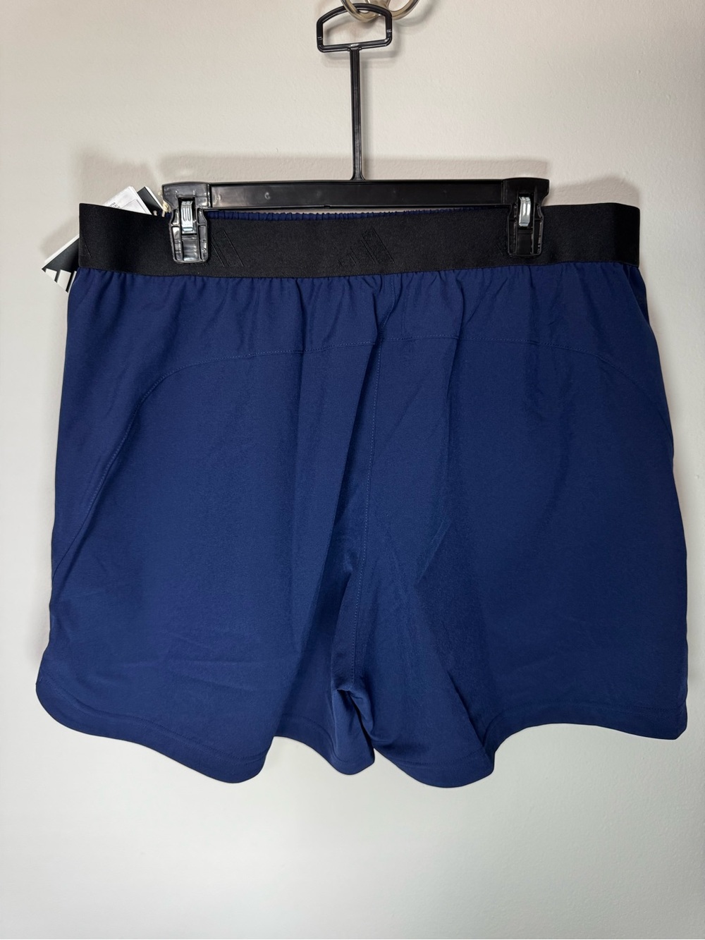 adidas Navy Shorts with Black Waistband